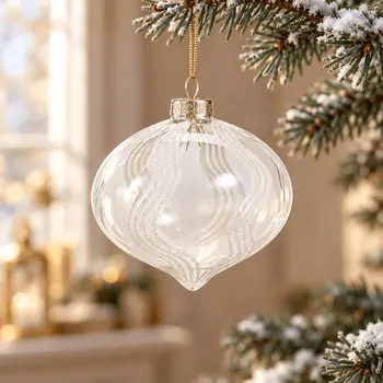 Pearl Winter Swirl Hanging Decoration - ნაძვის ხის სათამაშო