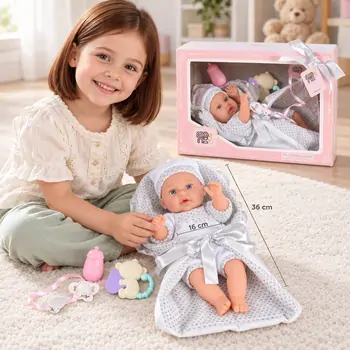 Moni Toys Doll 8553 სათამაშო თოჯინა აქსესუარებით