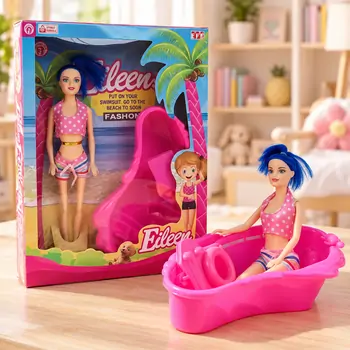 Pool Set Doll - სათამაშო თოჯინა