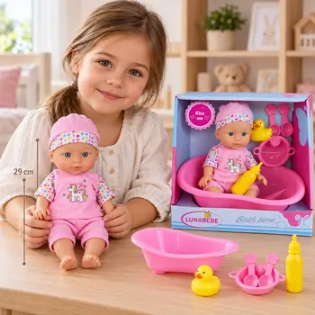 Tina Baby Doll With Accessory - სათამაშო თოჯინა აქსესუარებით