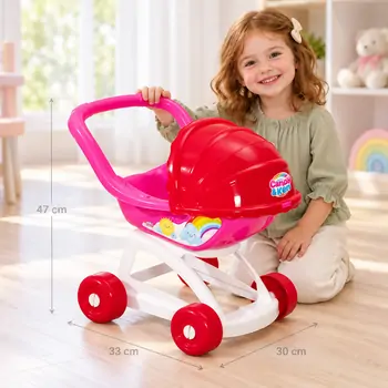 Dede 01370 CANDY BABY CARRIAGE თოჯინის სასეირნო ეტლი