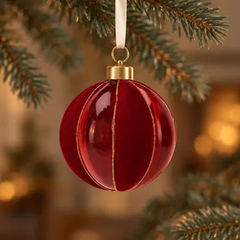 Burgundy Elegance Hanging Decoration - ნაძვის ხის სათამაშო