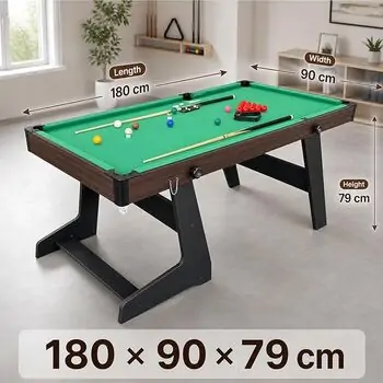 folding pool table-დასაკეცი ბილიარდის მაგიდა, 2 image