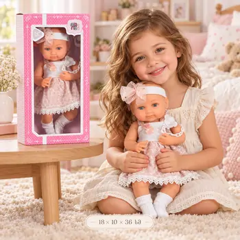 Moni Toys Doll with accessories 36 cm სათამაშო თოჯინა