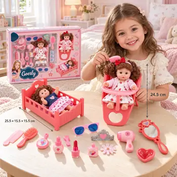 Baby Doll With Accessories - სათამაშო თოჯინა