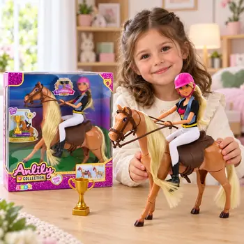 Fashion Doll With Horse – სათამაშო თოჯინა ცხენით