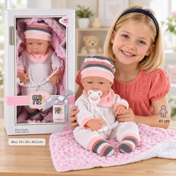 Moni Toys Doll 8528 სათამაშო თოჯინა აქსესუარებით