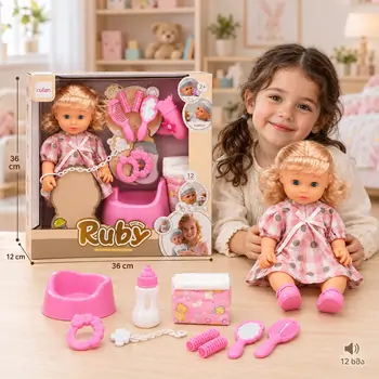 Ruby Baby Doll With Accessories - სათამაშო თოჯინა აქსესუარებით