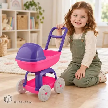 Stroller For Dolls Mini თოჯინის სათამაშო ეტლი