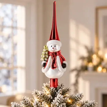 Snowman’s Winter Crown Christmas Accessories - ნაძვის ხის თავის მოსართავი