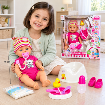 Moni Toys Doll 8196 სათამაშო თოჯინა აქსესუარებით