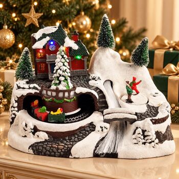 Snow Waltz Christmas Village With Light - საახალწლო სოფელი განათებით