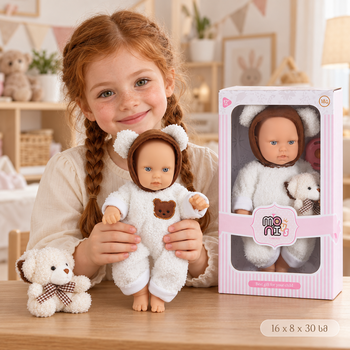 Moni Toys Doll Lovely Baby Bear 30 cm სათამაშო თოჯინა