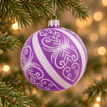 Lilac Lace Hanging Decoration - ნაძვის ხის სათამაშო