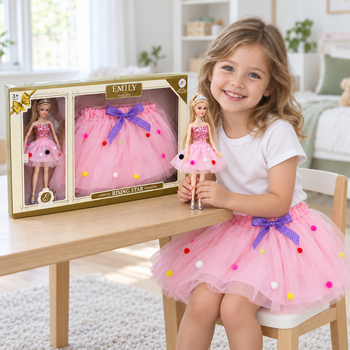 Little Fashion Doll With Baby Dress - სათამაშო თოჯინა აქსესუარებით
