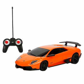 Orange Lamborghini Murciélago LP 670-4 SV -  დისტანციურად მართვადი ლამბორგინის სათამაშო მანქანა, 2 image