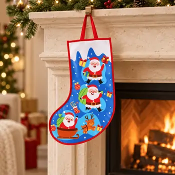 Santa’s Sleigh Parade Decorative Socks - საახალწლო წინდა