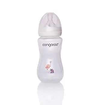 Cangaroo-ს საბავშვო ბოთლი  300 ml PP Baby bottle Birdy Pink boy color
