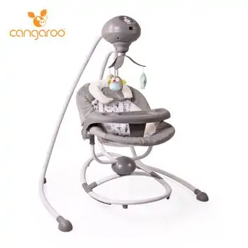 Cangaroo Woodsy Grey საბავშვო ელექტრო შეზლონგი