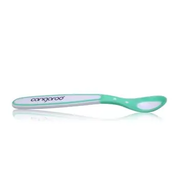 Cangaroo-ს ჩვილის თემო კოვზი THERMOSPOON GREEN COLOR