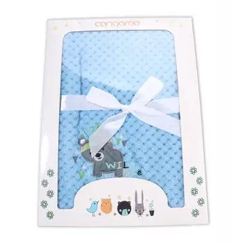 Cangaroo-ს ახალშობილის პლედი Freya Blue, 2 image