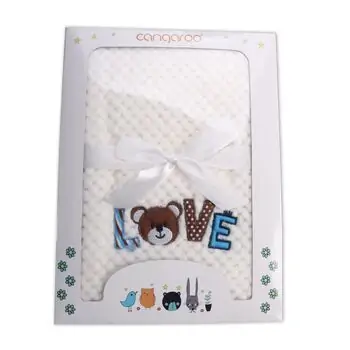 Cangaroo-ს ახალშობილის პლედი Freya White, 2 image