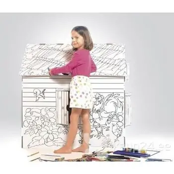 Mochtoys-ის საბავშვო გასაფერადებელი სახლი MOCHTOYS 10721 COLORING HOUSE, 2 image