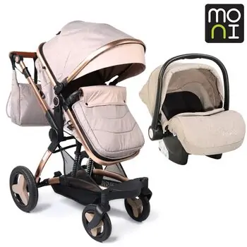 Cangaroo Veyron Beige 3in1 საბავშვო ტრანსფორმერი ეტლის კომპლექტი, 2 image