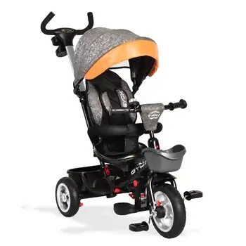 Byox Atlas Gray სამ თვლიანი ველო ეტლი