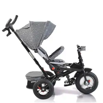 Byox Jockey With Music Tray Beige Stars სასეირნო ველო-ეტლი, 7 image