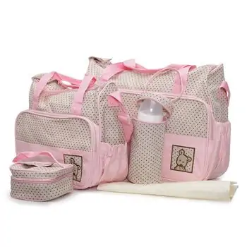 Cangaroo-ს დედის ჩანთის კომპლექტი SET OF MAMA BAGS STELLA DARK PINK COLOR