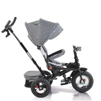 Byox Jockey With Music Tray Beige Stars სასეირნო ველო-ეტლი, 6 image