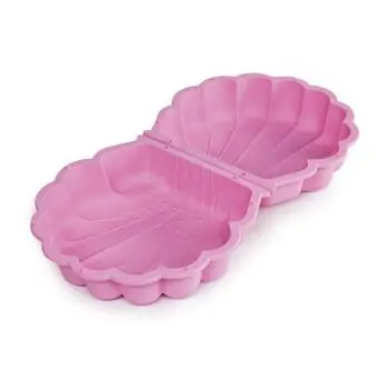 Paradiso Toys-ს ქვიშაში სათამაშო ნიჟარა SANDPIT / PADDLING POOL SHELL (SEt of 2) PINK 00760