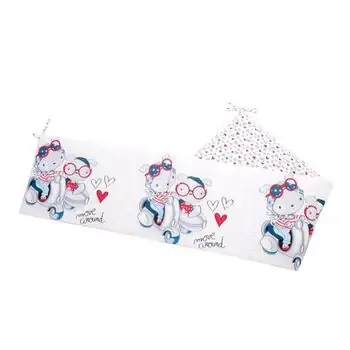 KikkaBoo-ს საწოლის გამოსაკრავი (ბამპერი) Teddy Bear 180cm, 2 image