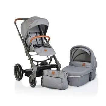 Cangaroo-ს ეტლის კომპლექტი Icon 3x1 Grey
