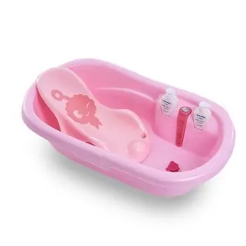 Cangaroo-ს ჩვილის აბაზანა BABY BATH TUB SANTORINI PINK