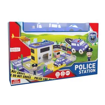 Ucar Toys-ის სათამაშო კონსტრუქტორი  68 UCARTOYS POLICE STATION SET, 2 image