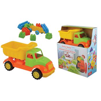Ucar Toys-ის სათამაშო სატვირთო მანქანა 103 UCARTOYS TONTON SMALL TRUCK&BLOCKS