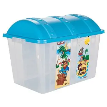 Pilsan-ის სათამაშოების შესანახი ყუთი 06 189 TREASURE CHEST, 4 image