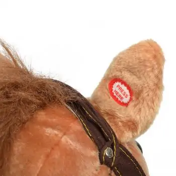 Cangaroo Plush rocking horse Thunder WJ-001 ფუმფულა სარწეველა ცხენი, 3 image