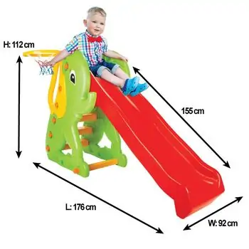 Pilsan-ის სასრიალო 06 160 ELEPHANT SLIDE, 2 image