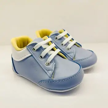 Papulin Baby Shoes 0-12 Months 2139 ჩვილის ფეხსაცმელი BLUE