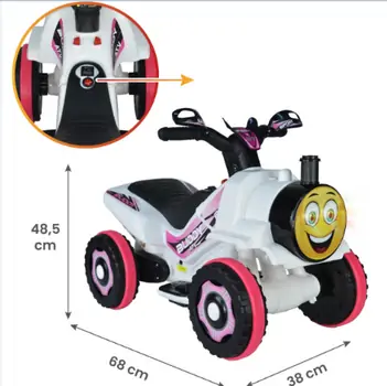 UJ Toys Buddy White - საბავშვო კვადროციკლი