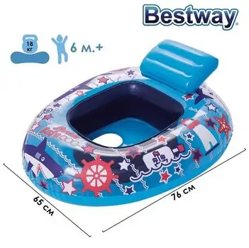 Bestway-ის წყლის გასაბერი ჩასაჯდომი ნავი 34126, 2 image