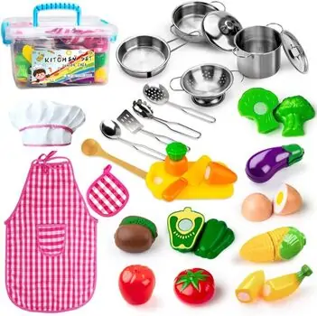 Kitchen Set Junior Chef - სათამაშო სამზარეულოს აქსესუარები