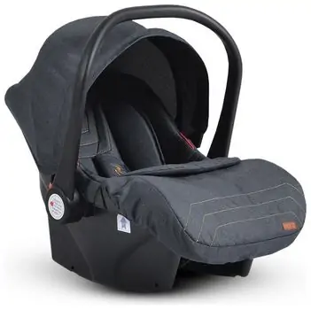 Cangaroo Midas 3in1 Black საბავშვო ტრანსფორმერი ეტლის კომპლქტი, 11 image