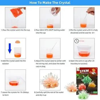 Steam Crystal Science Set - სამეცნიერო ნაკრები ბავშვებისთვის, 3 image