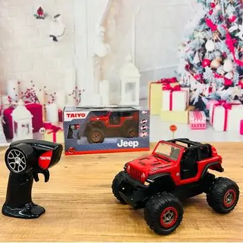 Jeep Wrangler Rubicon Red - საბავშვო სათამაშო მანქანა დისტანციური მართვით