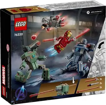 Lego Super Heroes 76320 Iron Man & War Machine vs. Hammer Drones, 10 image