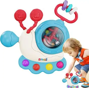 Baby Yard Snail Sensory Toy - განსავითარებელი სათამაშო ლოკოკინა, 3 image